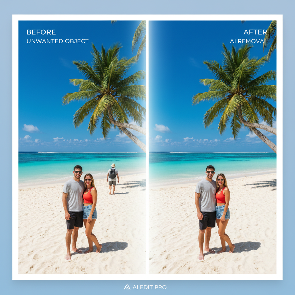 Remove objects in seconds with AI precision